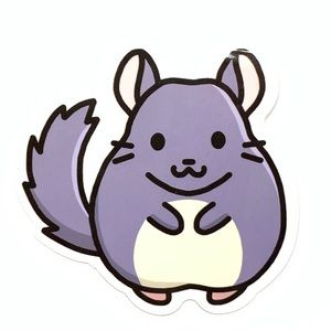 Chinchilla Vinyl Sticker